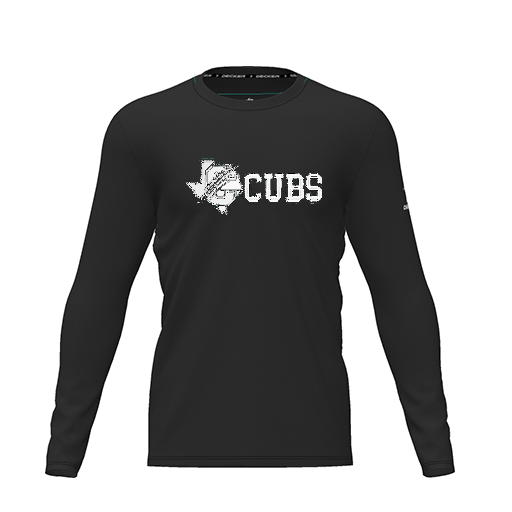 [FTLCDFBK-YXS-LOGO3] Dri Fit Performance T-Shirt (Youth XS, Black, Logo 3, Long Sleeve)