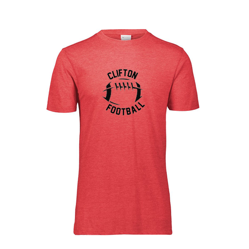 [FTSCUBRD-YS-LOGO2] Youth Ultra-blend T-Shirt (Youth S, Red, Logo 2)