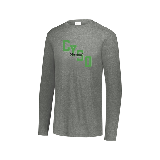 [FTLCUBGY-AXS-LOGO1] Men's LS Ultra-blend T-Shirt (Adult XS, Gray, Logo 1)