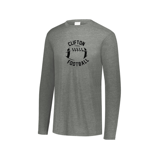 [FTLCUBGY-AXS-LOGO2] Men's LS Ultra-blend T-Shirt (Adult XS, Gray, Logo 2)