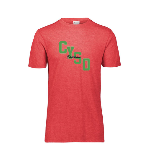 [FTSCUBRD-AS-LOGO1] Decker Men's Tri-Blend T-Shirt - Short Sleeve (Adult S, Red, Logo 1)