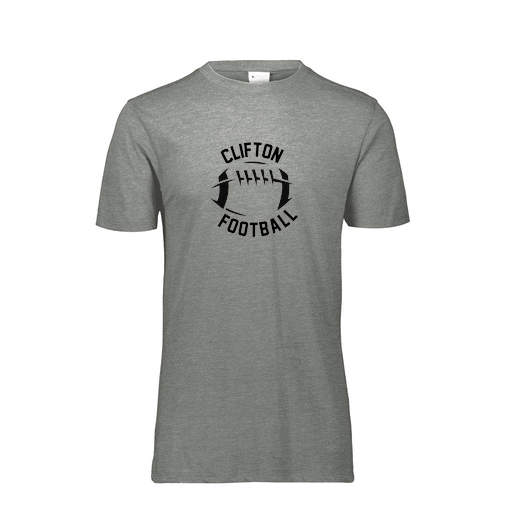 [FTSCUBGY-YS-LOGO2] Decker Youth Tri-Blend T-Shirt - Short Sleeve (Youth S, Gray, Logo 2)