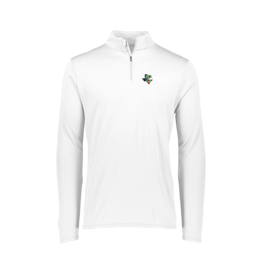 [2787.005.XS-LOGO3] Ladies Dri Fit 1/4 Zip Shirt (Female Adult XS, White, Logo 3)