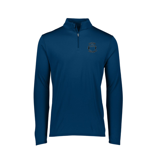 [FTLQFLNV-FAXS-LOGO2] Decker Women's Flex-Lite 1/4 Zip Shirt (Female Adult XS, Navy, Logo 2)