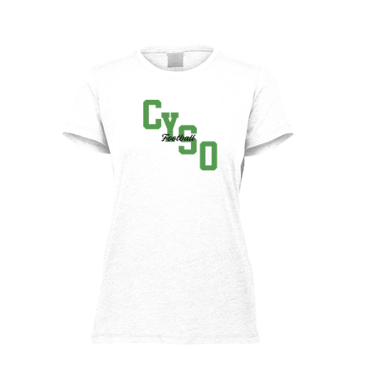 [FTSCUBWH-FAXS-LOGO1] Decker Women's Tri-Blend T-Shirt - Short Sleeve (Female Adult XS, White, Logo 1)