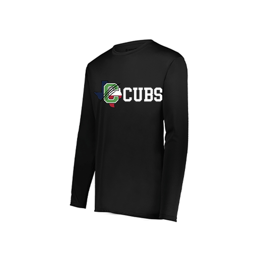 [222822.080.XS-LOGO3] Men's LS Smooth Sport Shirt (Adult XS, Black, Logo 3)