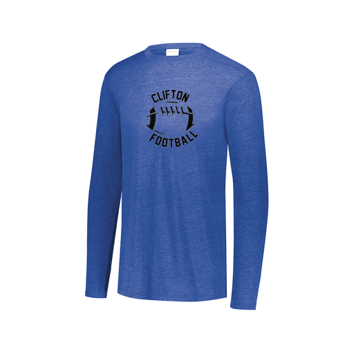 [3075.U55.XS-LOGO2] Men's LS Ultra-blend T-Shirt (Adult XS, Royal, Logo 2)